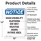 Signmission High Visibility Clothing Or Vest, 10 in W x Rectangle, Aluminum OS-2PACK-NS-A-1014-V-13499 - alternate 3